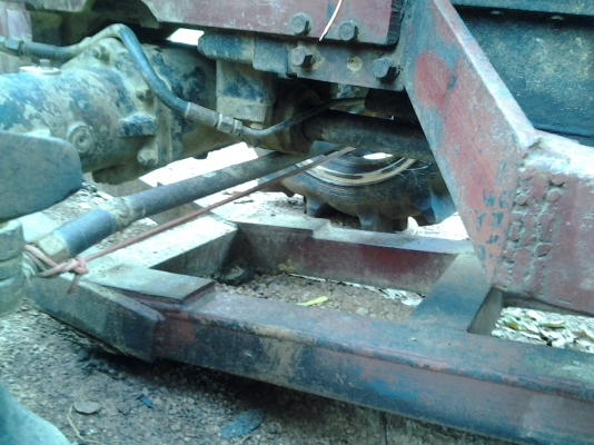 CHAMP รถไถ 2 เพลา 55DI หาง6 โรตารี่ ใบดัน