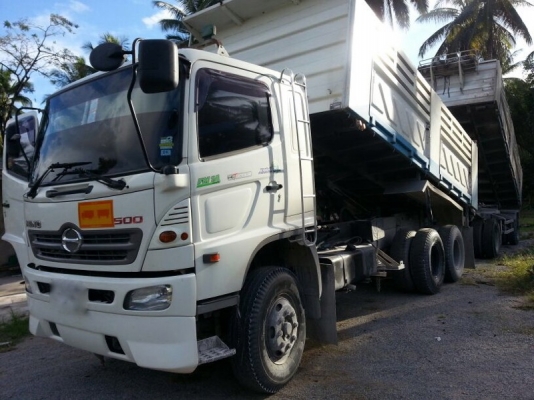 รถฮีโน่ HlNO 10 ล้อดั้ม  344 แรงม้า ปี 53  ( ขายแม่ , ลูก )  ( รถวิ่ง 15x,xxx กม. )  สนใจติดต่อ 081 - 6079515