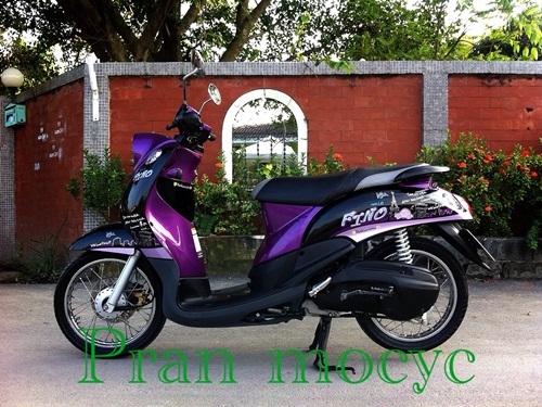 (โปรโมชั่นลด2,000฿)ขายyamaha finoสีม่วงดำ สภาพดีพร้อมใช้งาน