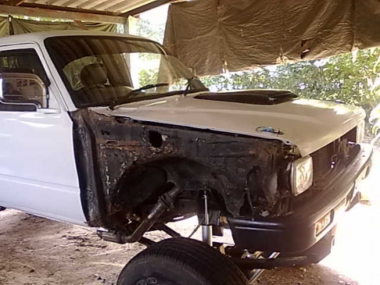 โช๊คกันสะบัด ติดคานแข็ง