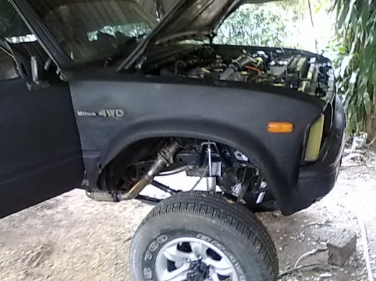 โช๊คกันสะบัด ติดคานแข็ง