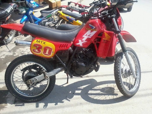 ขาย วิบาก MTX 125 สีแดง ทะเบียนครบ