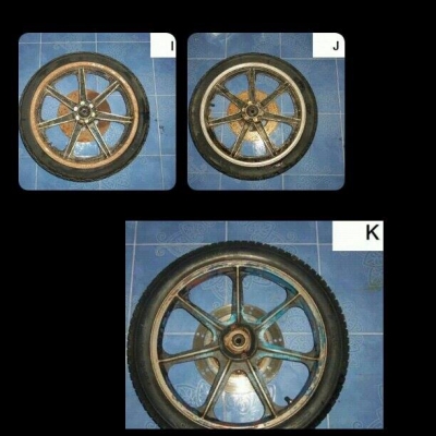 ขาย แม็กเกวียน Yamaha , Kawasaki (สำหรับคอ Bobber Old school Cafe Classic) (มีชุดหน้าYamaha+ล้อ)