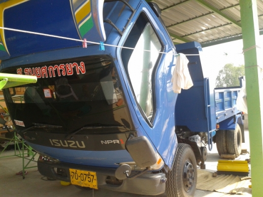 หกล้อดั้ม ISUZU NPR135แรงเทอร์โบ รถห้างแท้ปี47กะบะด้มต่อให่มครับพร้อมใช้ทันที ทะเบียนพร้อม