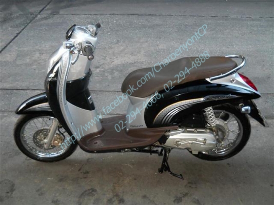 HONDA Scoopy-i 110cc. Prestige Guy ปี 2011 สกู๊ปปี้ไอ ดำ-เทา