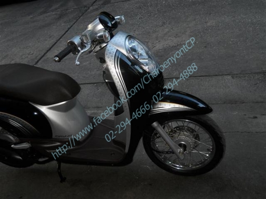 HONDA Scoopy-i 110cc. Prestige Guy ปี 2011 สกู๊ปปี้ไอ ดำ-เทา