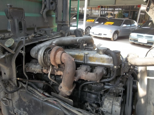 ขายด่วนรถบรรทุกMITSU 220เทอร์โบ 10 ล้อดั้มพร้อมลูกพ่วง 2เพลาดั้มตามสภาพ