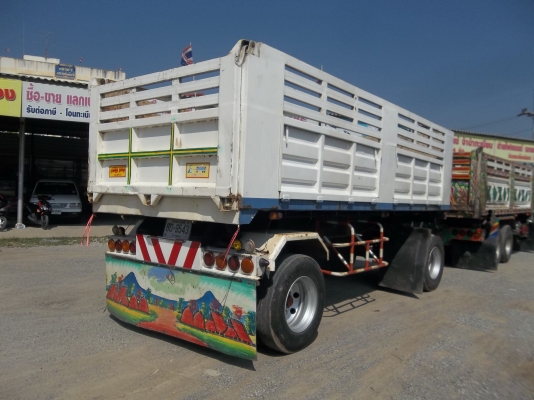 ขายด่วนรถบรรทุกMITSU 220เทอร์โบ 10 ล้อดั้มพร้อมลูกพ่วง 2เพลาดั้มตามสภาพ