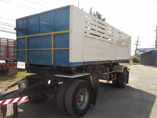 ขายด่วนรถบรรทุกMITSU 220เทอร์โบ 10 ล้อดั้มพร้อมลูกพ่วง 2เพลาดั้มตามสภาพ