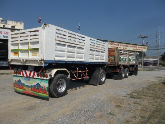 ขายด่วนรถบรรทุกMITSU 220เทอร์โบ 10 ล้อดั้มพร้อมลูกพ่วง 2เพลาดั้มตามสภาพ