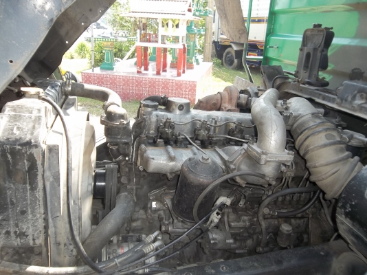 ขายด่วนรถบรรทุกMITSU 220เทอร์โบ 10 ล้อดั้มพร้อมลูกพ่วง 2เพลาดั้มตามสภาพ