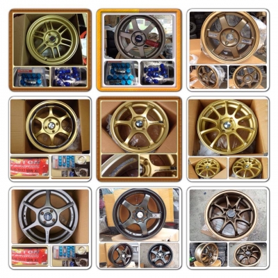 ขายแม็กใหม่ ลาย P1-TE37-CE28-RPF1-Advan RS-TC3-RG2-RG D ขอบ15 4 รู100 ราคา 8900