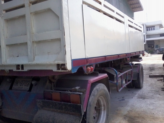 FM 1 JNRD เครื่องJO8C 245 แรงม้า โอเมก้าเขียนแบบ 12 ล้อ เหล็กข้างเรียบขายพร้อมแม่ลูก ลูกพ่วงน่าตาเหมือนแม่