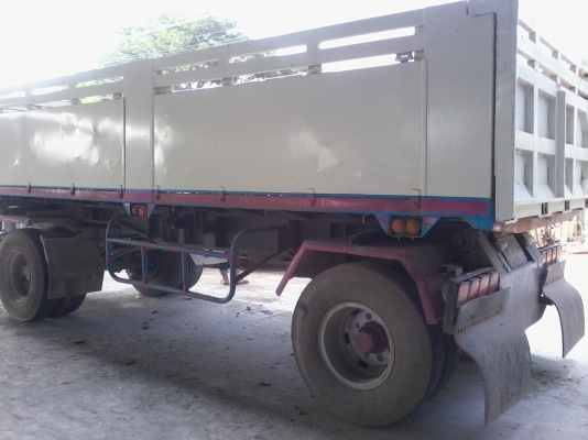 FM 1 JNRD เครื่องJO8C 245 แรงม้า โอเมก้าเขียนแบบ 12 ล้อ เหล็กข้างเรียบขายพร้อมแม่ลูก ลูกพ่วงน่าตาเหมือนแม่