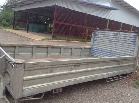 กระบะสแตนเลส ถอดจากISUZU NPR. 130 ซัซซี่ห้าง 0.75เมตร กว้าง 2.25 เมตร ยาว 4.4เมตร ขาย 85,000 บาท