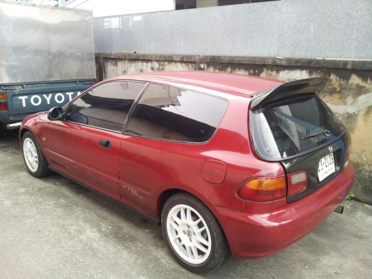 ขาย CIVIC ปี1994 เครื่องV-TEC เกียร์ AUTO  ติดแก๊ส  หน้าไม่มีชน พร้อมใช้