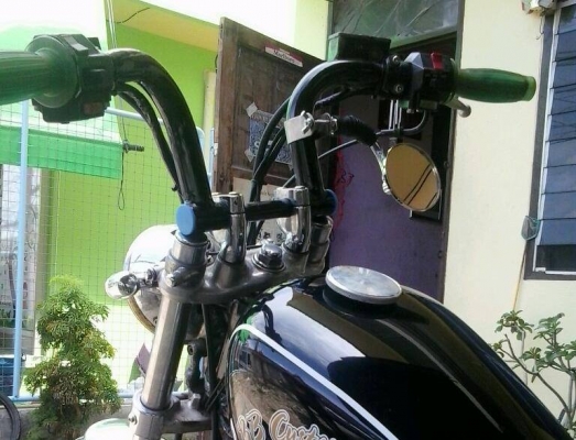 ฟ้าลั้น 7แรงครึ้ง (Virago 750 bobber) เครื่องจบ จบจริงๆ แน่นๆไม่มีเยิ้ม รถสมบูรณ์มาก