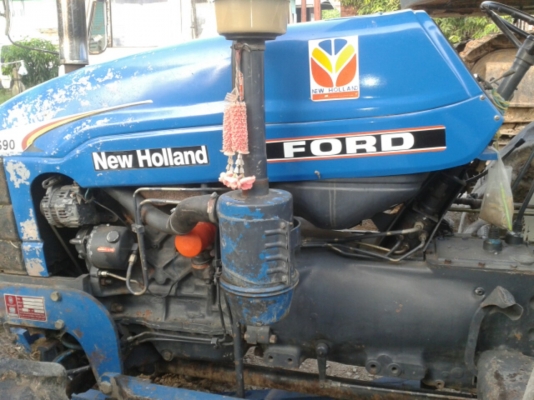 ขายรถไถฟอร์ด 6610 สองเพลา ZF พร้อมผานหน้าผานหลังใหม่