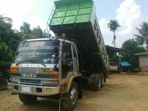 ***ขายแล้วครับขอบคุณ Truck2hand ขาย 10ล้อ2เพลาดั๊ม ISUZU ROCKY FVZ32MZP-R 195 นางฟ้าแท้ ปี33 เครื่องเดิมเกียร์เดิม6HE1 195HP แน่นดี แรง ช่วงล่างเดิม คัสซีดีมีบวมซับบนบ้าง ไม่ปะไม่ดาม กระบะดั๊มเหล็กสภาพดี พื้นดีข้างดี ไม่ผุ ดั๊มดี สีสันทำใหม่ วางหัวนอกสภาพ