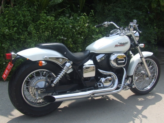 ขาย shadow SLASHER 400 ปี02 เก็บงานใหม่ สีใหม่ขาวมุขสวย