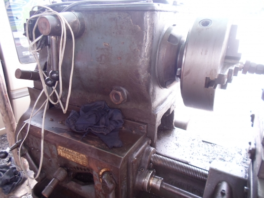 แท่นกลึง 7 ฟุต อังกฤษ รุ่นหนัก 2 เพลา เกียร์บล็ออก กลึงเกลียวได้ 80,000 แท่นกลึง 7 ฟุต อังกฤษ รุ่นหนัก 2 เพลา เกียร์บล็ออก กลึงเกลียวได้ 80,000