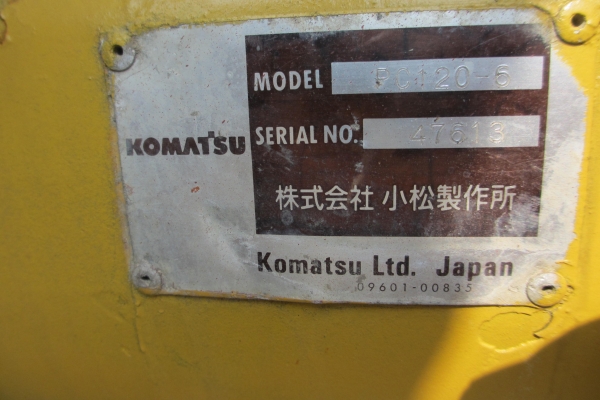KOMATSU PC120-6  เก่านอก
