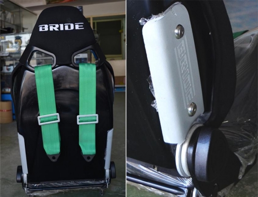 ขายเบาะ BRIDE ทรง CUGA ของใหม่ 10,000 ถ้วนๆไปเลยพร้อมราง สายเบลท์ TAKATA 4 จุดหัวแบบหมุน