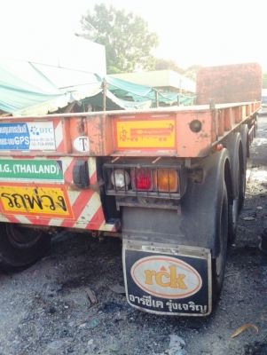 ขายหางพื้นเรียบ 3 เพลา ปี 08 ของ RCK ขายหางพื้นเรียบ 3 เพลา ปี 08 ของ RCK