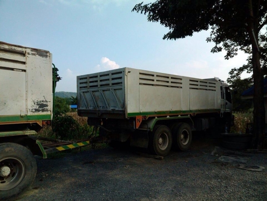 ขายด่วนรถสิบล้อ ISUZU DECA FXZ 320 พ่วงแม่ลูก รถสวย ปี51กะบะเหล็กข้างเรียบ เอกสารพร้อมโอน