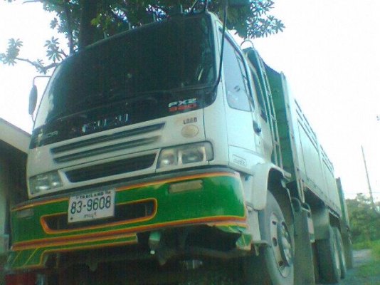 ขายด่วนรถสิบล้อ ISUZU DECA FXZ 320 พ่วงแม่ลูก รถสวย ปี51กะบะเหล็กข้างเรียบ เอกสารพร้อมโอน