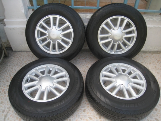 ขายล้อแม็กป้ายแดง All new Isuzu d-max 16"x6.5" et41 6รู139 + ยางปี2513 สีและตุ่มหน้ายางมีทุกเส้นครับ  สนใจติดต่อเล็กคลองสามครับ (081-3747940)