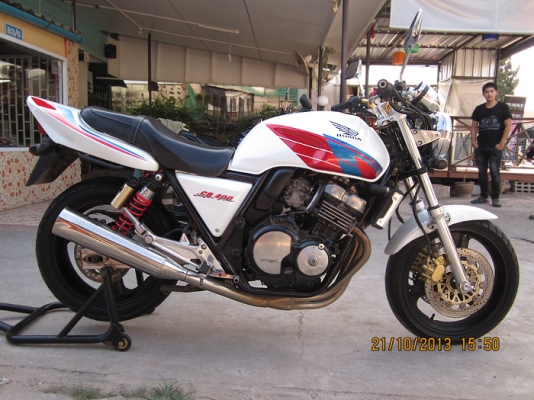 ขาย cb400 ปี94 สีขาว อินวอย+สรรพสามิต