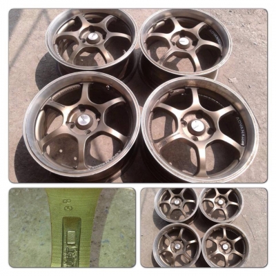 ขายแม็กมือ2ลาย Advan RG-D ขอบ15 4 รู100 ราคา 6,500 บาทถูก