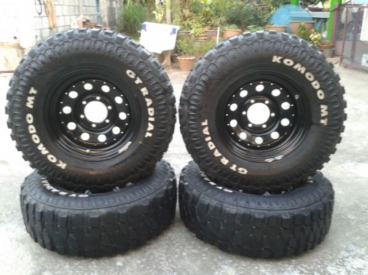 ขาย ยางMud265/75R16ปี12พร้อมล้อ