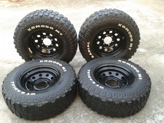 ขาย ยางMud265/75R16ปี12พร้อมล้อ