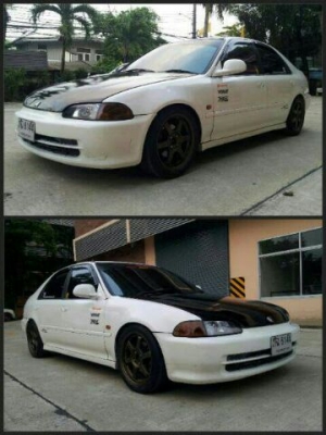 ขายCIVIC EGเครืองB18C VTECติดLPGหัวฉีดMAX TE37เบาะSUBARUแท้128000