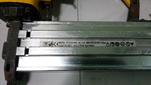 ปืนยิงตะปู(แม๊กลมขาเดี่ยว)