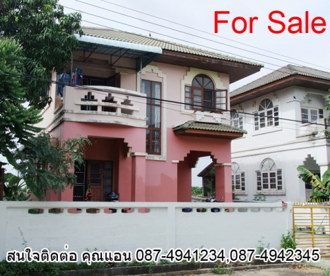 ขายบ้านเดี่ยว2ชั้น 50ตรว. สูงโปร่ง 3นอน 2 น้ำ โรงรถ