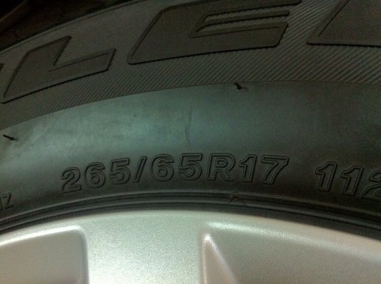 ขายล้อแม็ก Mazda BT50 17นิ้ว พร้อมยาง 265 ปี 13 ขายล้อแม็ก Mazda BT50 17นิ้ว พร้อมยาง 265 ปี 13