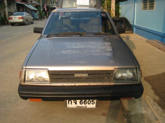 TOYOTA 1.5 KE 70  5 เกียร์ น้ำมัน แก๊ส Lpg (ลงเล่มแล้ว) ขับหลัง ประหยัดมากๆ เครื่อง ช่วงล่างดี คอมแอร์ใหม่ แม็กขอบ 13 ภายในสวย ภายนอกตามรูปครับ เอกสารชุดโอนครบ