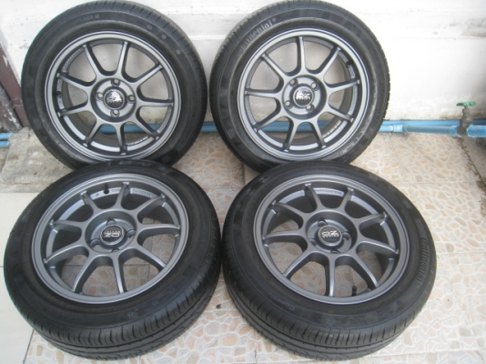 ขายล้อแม็ก OZ racing allegger 15"x6.5" et35 4รู100+ยางปี4112 ล้อแม็กใส่แค่วันเดียวส่วนยางเป็นยางป้ายแดง วิ่งประมาณ 600กว่ากิโลครับ  สนใจติดต่อเล็กคลองสาม (081-3747940)