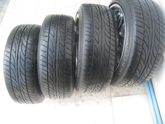 ขายล้อแม็กมือสอง Club Liner R9 17"x7.5" หน้า et42 หลัง et38 4รู100 +ยางยางสัปดาห์ที่35 ปี12  สนใจติดต่อเล็กคลองสาม (081-3747940)