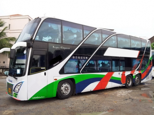 รถบัส 8 ล้อ VIP สภาพพร้อมใช้ เครื่องสแกนเนีย k112  310 แรงม้า