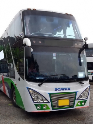 รถบัส 8 ล้อ VIP สภาพพร้อมใช้ เครื่องสแกนเนีย k112  310 แรงม้า