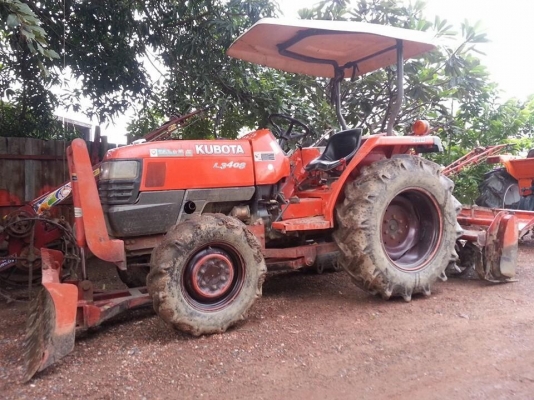 คูโบต้า L3408 4 WD 2 เพลา ใบมีดช้าง โรตารี่ช้าง เดิมๆใช้งานได้เลย
