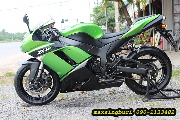 แม็กสิงห์บุรี//KAWASAKI ZX6RR ปี2007 สภาพสวยๆ พร้อมใช้ ทะเบียนแท้โอนขนส่ง 295000 ด่วน