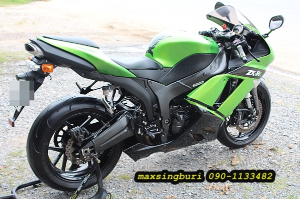 แม็กสิงห์บุรี//KAWASAKI ZX6RR ปี2007 สภาพสวยๆ พร้อมใช้ ทะเบียนแท้โอนขนส่ง 295000 ด่วน