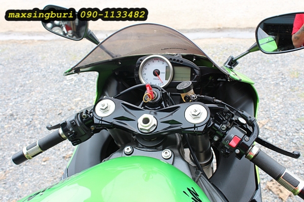 แม็กสิงห์บุรี//KAWASAKI ZX6RR ปี2007 สภาพสวยๆ พร้อมใช้ ทะเบียนแท้โอนขนส่ง 295000 ด่วน