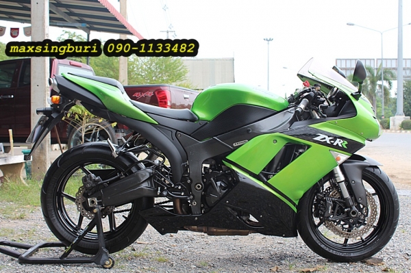 แม็กสิงห์บุรี//KAWASAKI ZX6RR ปี2007 สภาพสวยๆ พร้อมใช้ ทะเบียนแท้โอนขนส่ง 295000 ด่วน