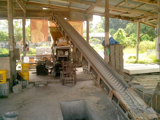 เลิกกิจการ ขายเครื่องอัดอิฐบล้อก ทั้งชุด